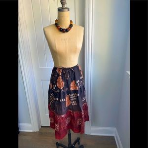 Pink Stripe women skirt size S